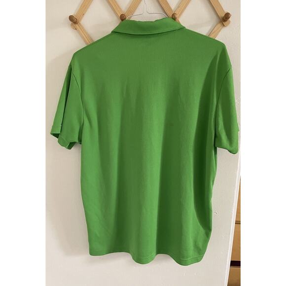 PUMA Polo Neon Green Golf Sports Lifestyle Short Sleeve Mens Large - Picture 5 of 9